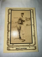 1980 Walt Alston Cramer Baseball Legends Series 1