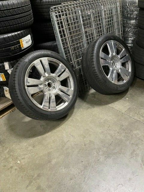 Authentic 2019 Rolls Royce Cullinan OEM 22" Staggered Used Wheels/Tire-Set