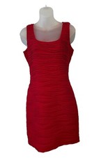 Guess Los Angeles Red Bodycon Sleeveless Dress Size 10