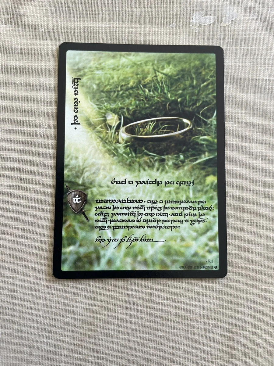 LOTR TCG-The One Ring, Such A Weight To Carry-Elvish
