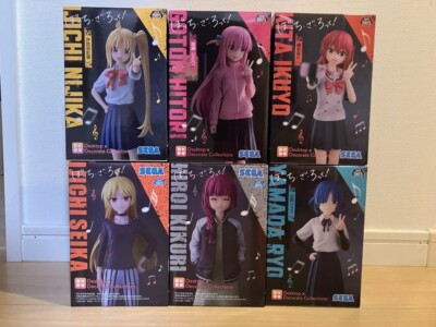 Bocchi The Rock Figure Hitori Nijika Ryo Ikuyo Set of 6 Desktop Decoration