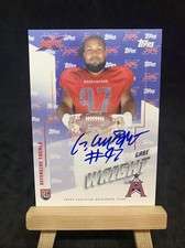 2020 Topps XFL Football Cards 36
