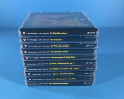 10x John Sinclair  Hörspiel CD Sammlung  zwischen 1-37