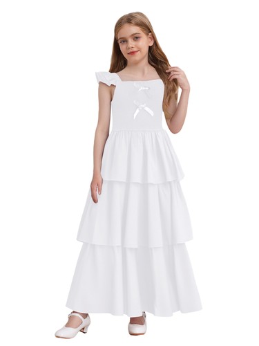 Girls Maxi Dress Vintage Charm Party Dress Ankle Length Sweet Cute Casual Gown - Picture 42 of 71