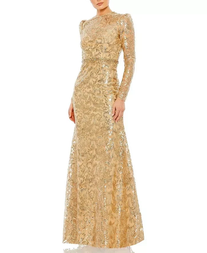 slim fit dress slacks Gold