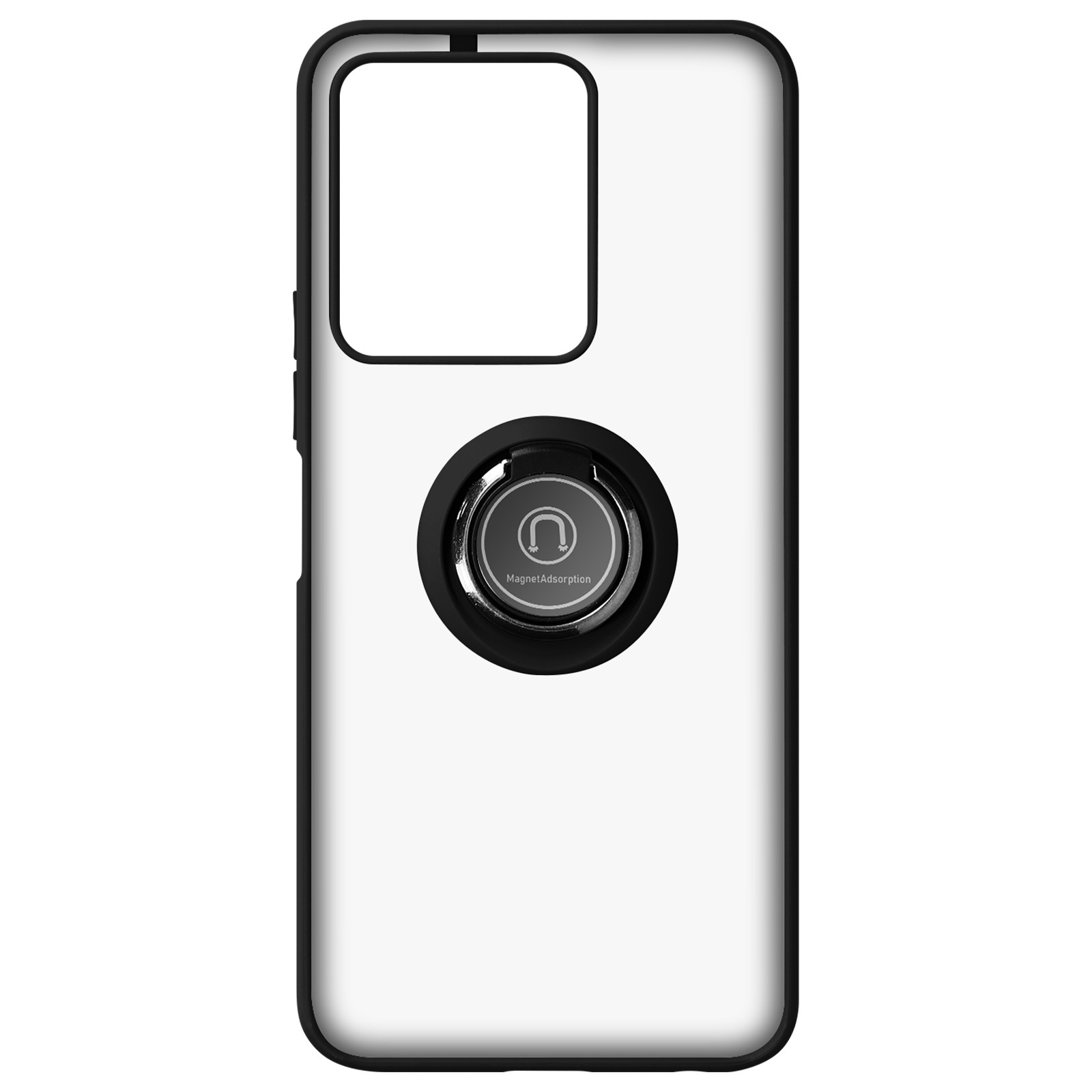 Protection Vivo Y35 contre les chutes avec anneau anti-perte noir