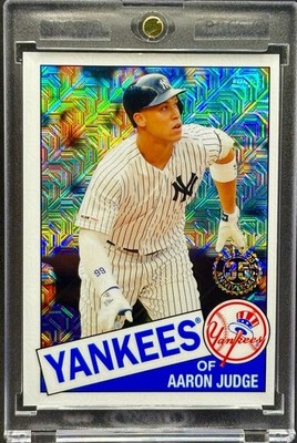 Aaron Judge RARE WHITE MOJO REFRACTOR INVESTMENT CARD TOPPS  YANKEES MVP MINT