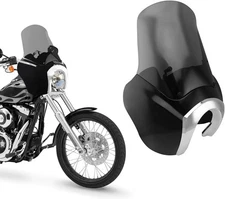 front fairing W/15'' Smoke Windshield for Harley Dyna T-Sport FXD FXDC Low Rider