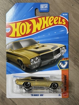 Hot Wheels 70 Buick GSX Gold #183 Mainline 2026 Case J (In-Stock) New