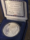 Rare FREE REIGN SBSS 1 OZ. SILVER PROOF ROUND...FREEDOM GIRL/SLAVE QUEEN PAIRING
