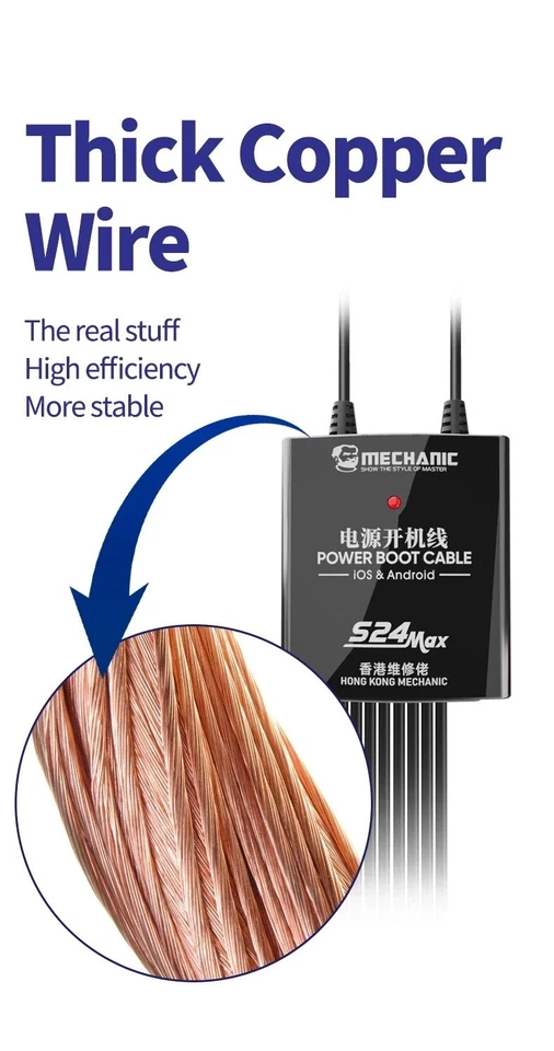 iPhone Android Boot Test Cable DC Bench Power SupplyRepair Apple 6-15 Series UK - Image 3 of 4