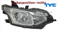 TYC 20-15897-05-2 Hauptscheinwerfer Rechts Scheinwerfer Frontscheinwerfer