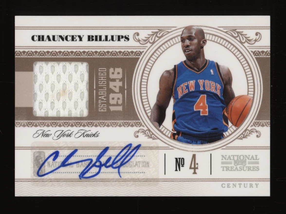Panini Chauncey Billups Basketball Autographed Sports Trading