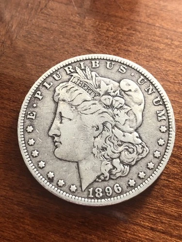 1896 O Morgan Silver Dollar - Good  and Circulated US 1 Dollar Coin