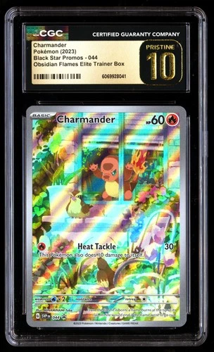 CGC 10 PRISTINE Charmander 044 Pokémon Black Star Promos 2023 English