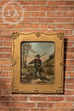 The Lucky | Framed Victorian Chromolithograph