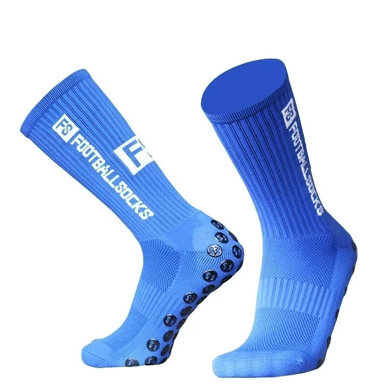 Anti Slip Football Socks Grip Silicone Dots Soccer Training Sports Socks