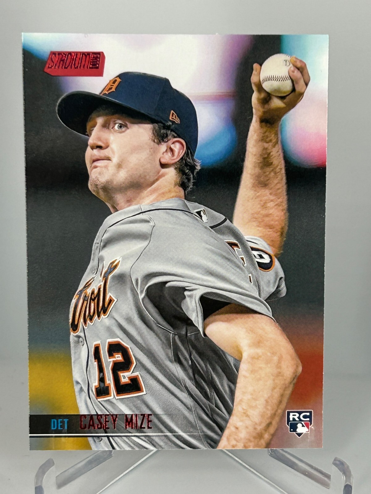 2021 Topps Stadium Club - Casey Mize #82 Red Foil (RC) Rookie