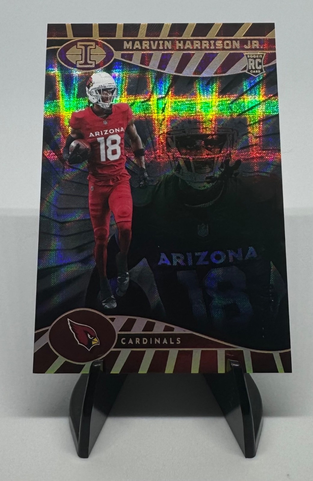 2024 Panini Illusions Marvin Harrison Jr. RC Mirrored Trophy Collection /499