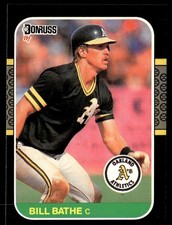 1987 Donruss Bill Bathe Rookie Oakland Athletics #281