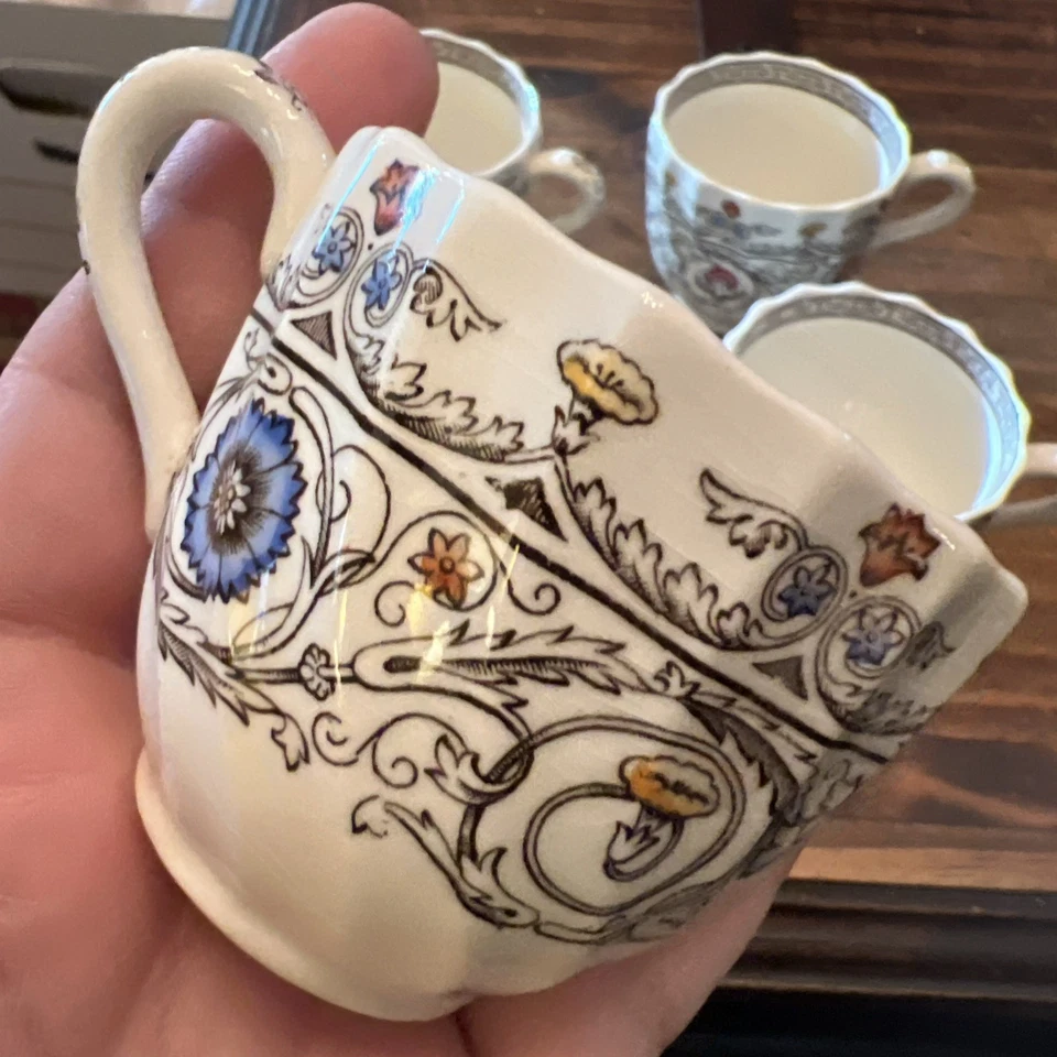 Copeland Spode Cups (4) Florence Bone China Made in England - Image 3 of 4