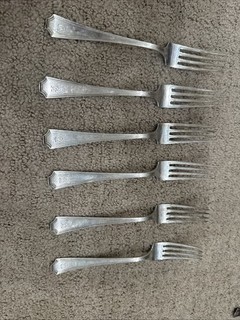 Galt Bro Set di forchette in argento sterling 6 pezzi