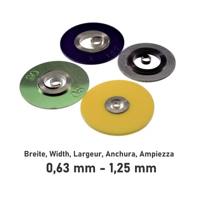 Mainspring for automatic wristwatches blade width 0.63-1.25 mm
