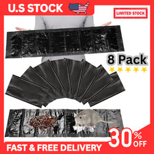 8 Pack SUPER Sticky LARGE Mouse Mice Rat Glue Pest Trap Boards Insect Catcher...