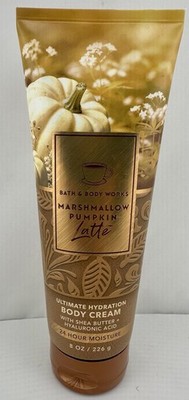 Bath & Body Works Marshmallow Pumpkin Latte 8 Oz Body Cream~NEW~RARE!