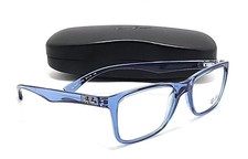 Ray-Ban RX7027I 6750 Blue Frames Reading Glasses/Bifocal/Progressive Lenses