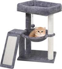 YOUPET Cat Tree W/ Cat Scratching Post Indoor Cats Cat Tower W/ Scratching Board