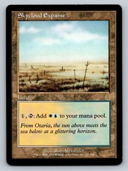 Skycloud Expanse #327/350 Odyssey MTG Rare Land