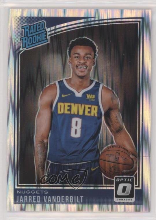 2018 Panini Donruss Optic Rated Shock Prizm Jarred Vanderbilt #151 Rookie RC yc1