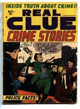 Real Clue Vol. 8 #3 1953- Golden Age pre-code comic book-Crime