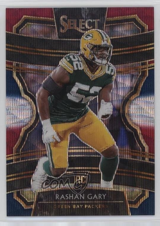 2019 Panini Select Concourse Tri-Color Prizm /199 Rashan Gary #54 Rookie RC 2jg