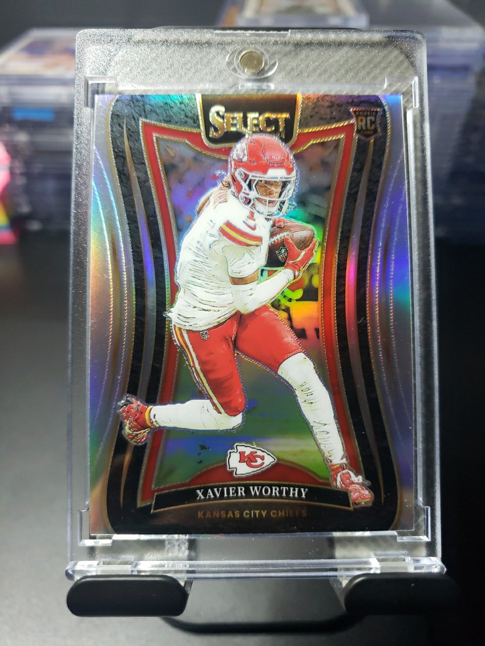 2024 Panini Select - Suite Level Xavier Worthy #385 Silver Prizm (RC)