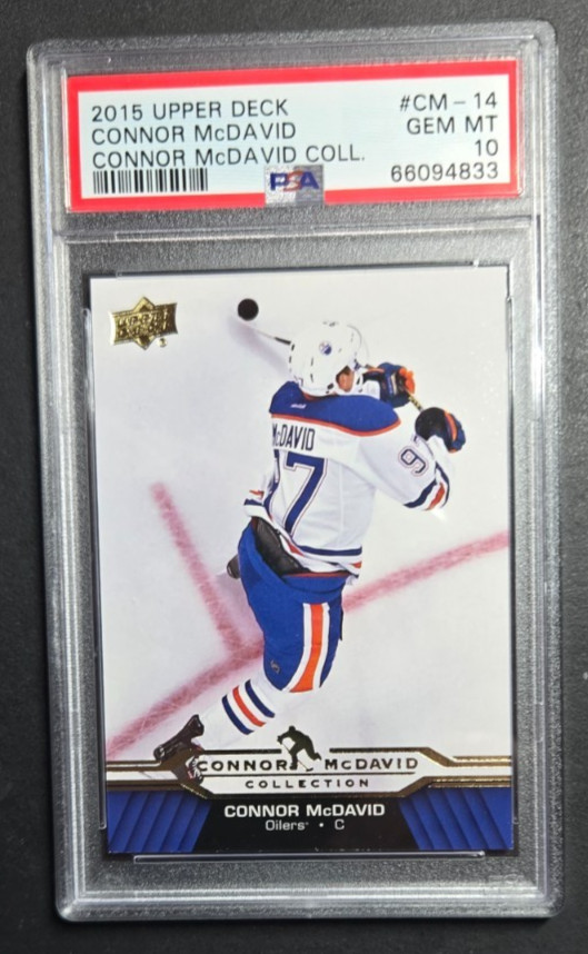 2015 Upper Deck Connor McDavid Collection ONE ROOKIE CARD - YOUR CHOICE PSA 10 view 2