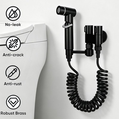 Bidet Handbrause Bidet Sprayer für WC Edelstahl Bidet Brause Toilette Sprühset