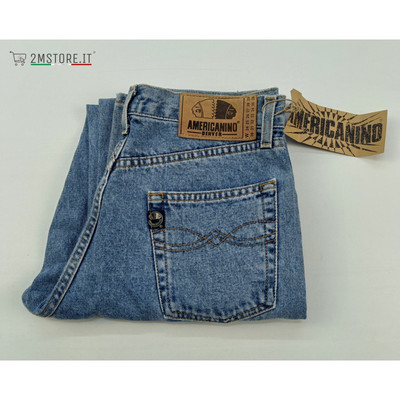 Americanino Jeans Denver Blau Classic Straight Paninaro Italy Fit Original Vintage