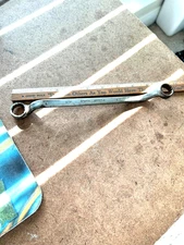 Vintage SPARTA/NAPA Offset Double Box End Wrench USA - W8727A - 5/8”x 11/16”