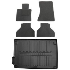Fußmatten Kofferraumwanne für BMW X5 E70 2007-2013 Set Automatten Auslage