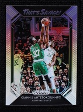 2018-19 Panini Prizm That's Savage! Silver Prizm Giannis Antetokounmpo #8 0d44