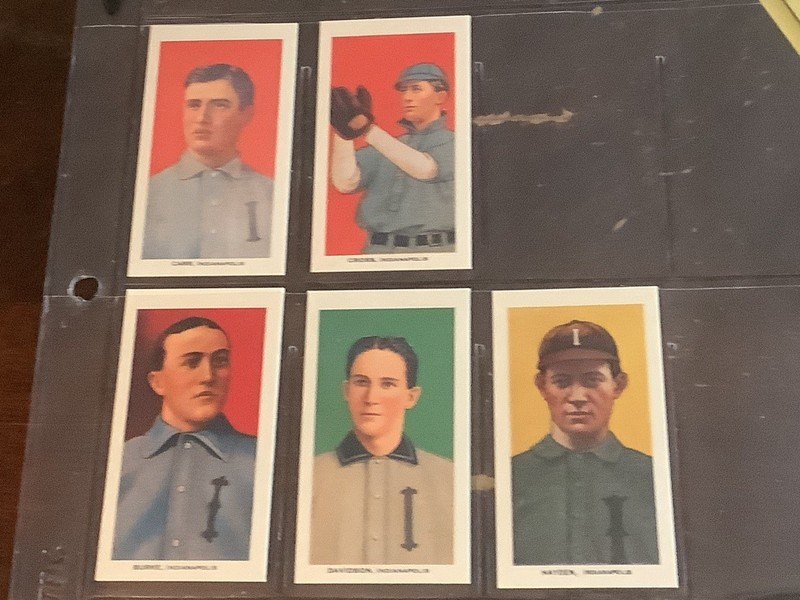 1909-1911 T206 INDIANAPOLIS INDIANS MINOR LEAGUE TEAM MINT REPRINTS