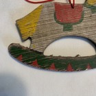 Antique/ vintage Wooden Rocking Horse Christmas Ornament  — photo 5
