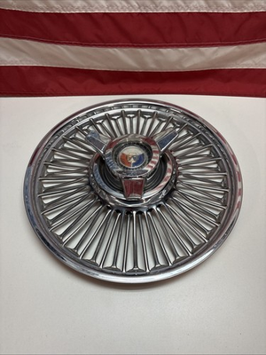 #ad #ad Original 1963 1965 Ford Falcon Fairlane Wire Spoke Hubcap Wheel Cover w Spinner $75.00
