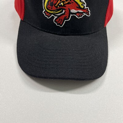 Florida Fire Frogs Hat Cap Men Black Red MILB Embroidered Baseball