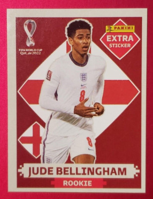 Jude Bellingham England EXTRA STICKER BASE BURGUNDY - 2022 Panini