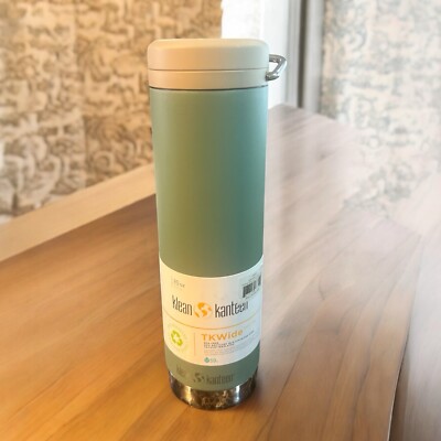 Klean Kanteen 20oz TKWide Insulated Stainless Steel Water Bottle W/Straw NEW