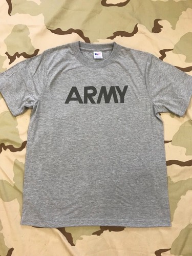 US ARMY GRAY T-SHIRT REFLECTIVE SHORT 