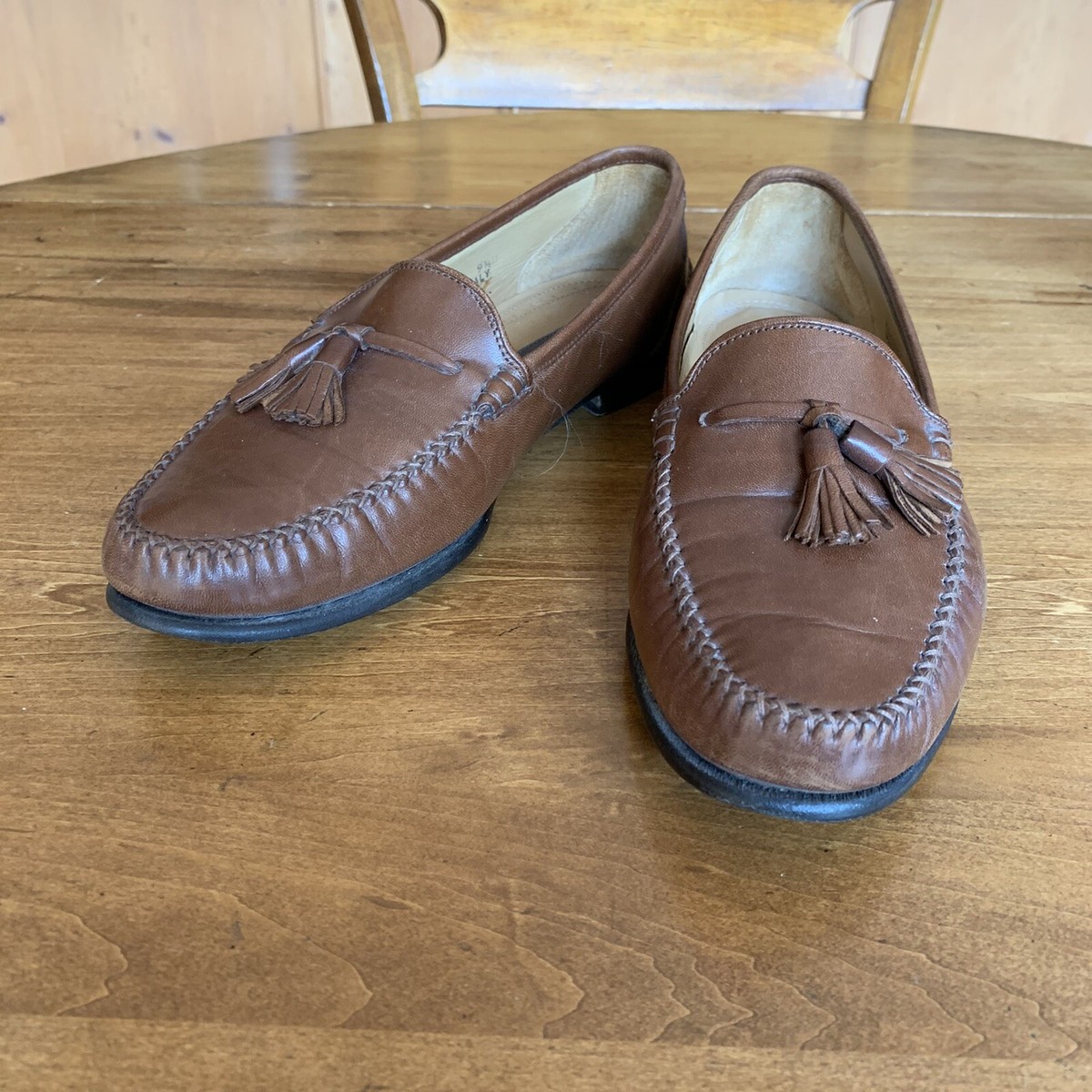 Bally Tan Brown Leather Loafers Shoes Slip-Ons Bally Men main image 3